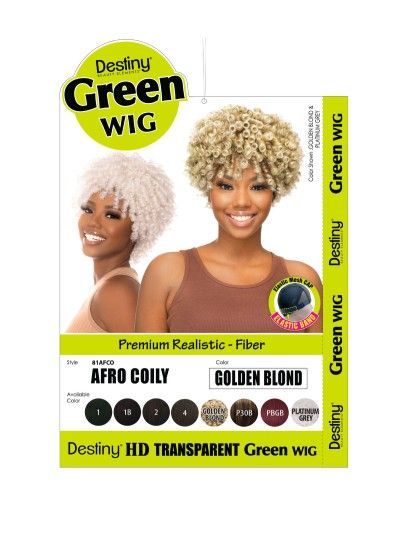Afro Coily Destiny HD Full Wig Beauty Elements