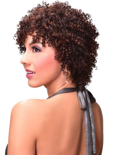 Afro Jerry 100 Remi Human Hair Full Wig Beauty Elements