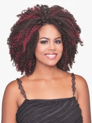 Afro Jerry Destiny Pop And Go Premium Realistic Fiber Full Wig - Beauty Element