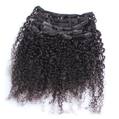 Afro Kinky 22 Inch Rio 100 Remy Virgin Human Hair Clip in Extension