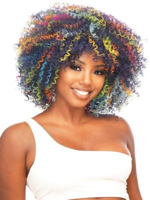 Afro Queen 14 Destiny Premium Realistic Fiber Wig - Beauty Element