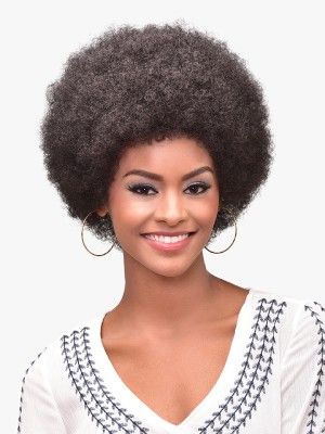 Afro Short Destiny Premium Realistic Fiber Full Wig - Beauty Elements