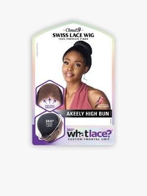 Akeely Highbun Synthetic Cloud 9 Swiss Lace What Lace 360 13x4 Frontal Lace Wig Sensationnel