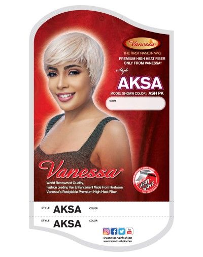Aksa Synthetic Hair Full Wig by Fashion Wigs - Vanessa