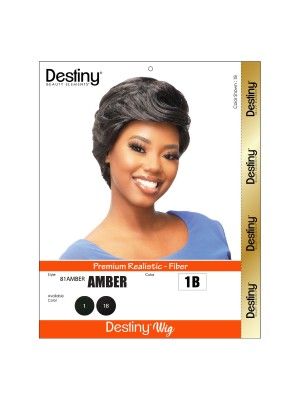 Amber Destiny Premium Realistic Fiber Full Wig Beauty Elements