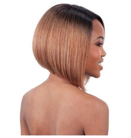 ANGLED BOB by Mayde Beauty 100% Human Hair Lace and Lace Front Wig