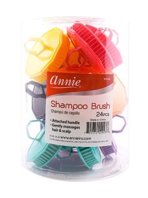 Annie 2923 24 Pcs Shampoo Brush Ct Jar