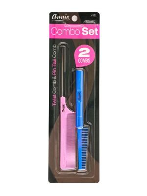 Annie Assorted Color Twist Pin Tail Comb 181