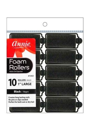 Annie Black Large Foam Roller 1063