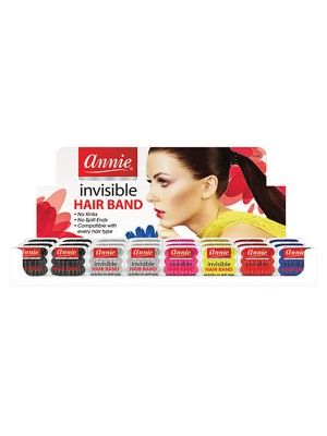 annie hair band, invisible hair band, annie invisible hair band, 3385 hair band, onebeautyworld, Annie, Invisible, Hair, Band, 3.5cm, 3385, 24Pcs