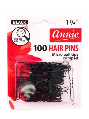 annie hair pin, crimped hair pin, 3112 hair pin, annie crimped hair pin, micro ball tip crimped hair pin, onebeautyworld, Annie, Micro, Ball, Tips, Crimped, Hair, Pin, 3112, 1 3/4, 1Dzn