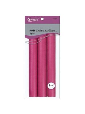 annie soft twist roller, plum soft twist roller, annie plum soft twist roller, 1216 soft twist roller, onebeautyworld, Annie, Plum, 10, Soft, Twist, Roller, 1216, 3Pcs