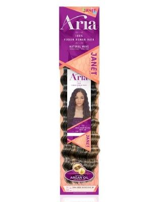 Aria Deep Wave 100 Virgin Human Hair Bundle - Janet Collection