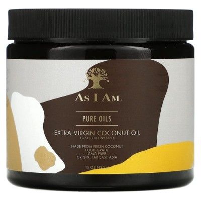 As I am, asiam, coconut oil, hair oil, buy online, onebeautyworld.com, as i am pure oils, as i am pure oils extra virgin coconut oil, as i am extra virgin coconut oil,