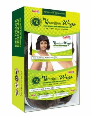 Aubri Brazilian 100% Natural Virgin Remy Human Hair Wig By Janet Collection