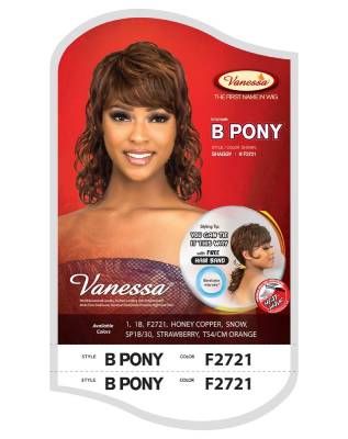 B Pony Fashion Wig Synthetic Hair Vanessa