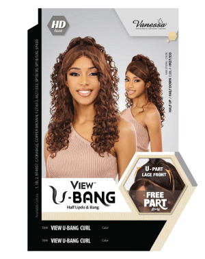 View U-Bang Curl Synthetic HD Lace Front Wig Vanessa