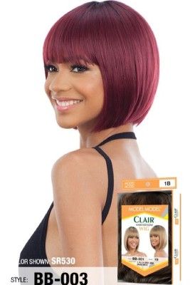  BB-003 Model Model Clair Human Hair Blend Wig 