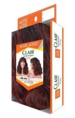 BB 004 Clair Human Hair Blend Wig Model Model