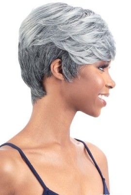 BB 013 Clair Human Hair Blend Wig Model Model