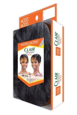 BB 013 Clair Human Hair Blend Wig Model Model