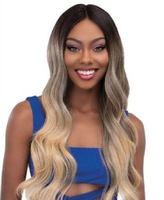 Bella Melt Premium Synthetic Fiber Extended Part Lace Wig By Janet Collection