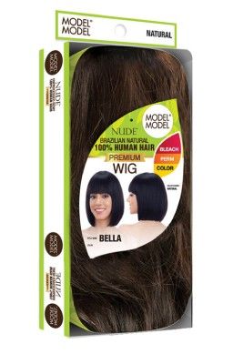 Bella Nude Human Hair Lace Front Wig-Model Model