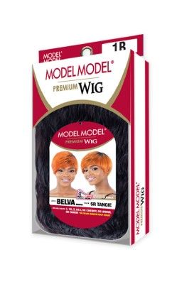 Belva Premium Synthetic Hair Full Wig Model Model