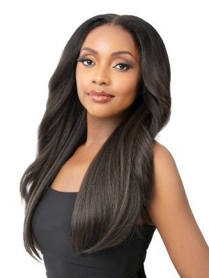 BFF Monique U Part Human Hair Blend Full Wig Nutique