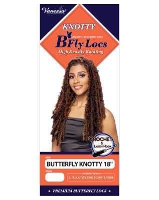 Butterfly Knotty 18 Inch Synthetic Hair Premium Locs By Soul Sister - Vanessa