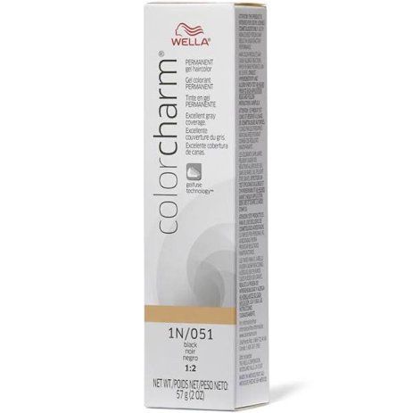 Wella Color Charm Gel Permanent Hair Color 1N/051 black