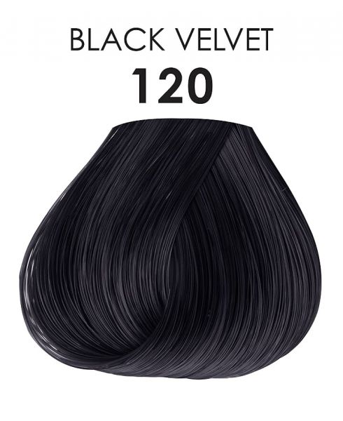 Adore Semi-Permanent Hair color 120 Black Velvet, 4 oz