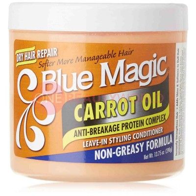Blue Magic Carrot Oil Anti-Breakage Protein Complex Leave-In Styling  Conditioner  oz