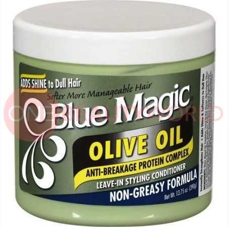Blue Magic Olive Oil Anti-Breakage Protein Complex Leave-In Styling Conditioner 13.75 oz