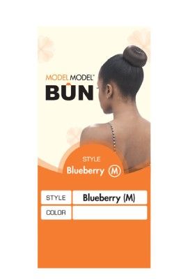 Blueberry M Synthetic Hair Bun Glance Model Model
