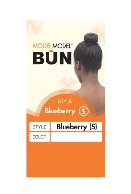 Blueberry S Synthetic Hair Bun Glance Model Model