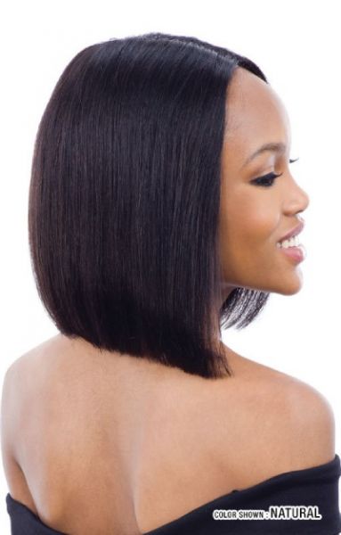 BLUNT BOB by Mayde Beauty 100% Human Hair 5 Inch Lace and Lace Invisible Lace Part Wig