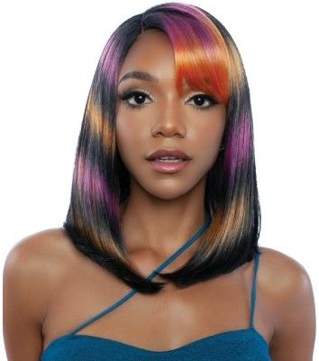 Blunt Cut Deep W Side Bang Red Carpet HD Lace Front Wig Mane Concept