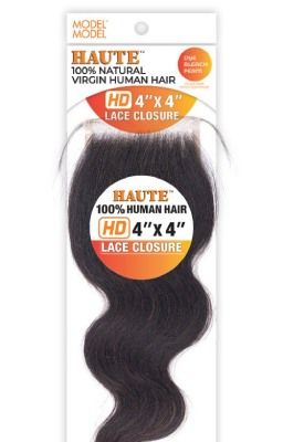 Body Wave 12 Human Hair 4X4 Hd Lace Closure By Model Model