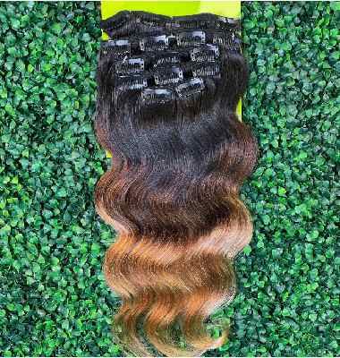 Body Wave 18 Inch Rio 100 Remy Virgin Human Hair Clip in Extension