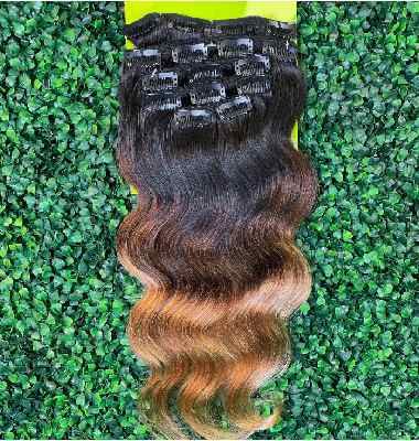 Body Wave 22 Inch Rio 100 Remy Virgin Human Hair Clip in Extension
