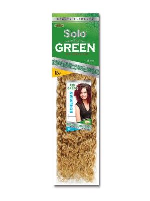 Bohemian 12 Inch Solo Green 100 Remi Human Hair Weave - Beauty Elements
