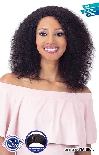 Bohemian Curl 18 Inch By Mayde Beauty Wet and wavy 100% Human Hair Wig