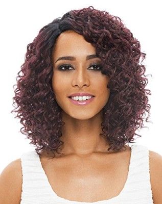 Lottie Synthetic Hair Natural Super Flow Deep Part Lace Front Wig By Janet  Collection
