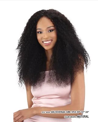 Bohemian Curl 3PCS Wet n Wavy Virgin Human Hair Bundle Tessa Mayde Beauty