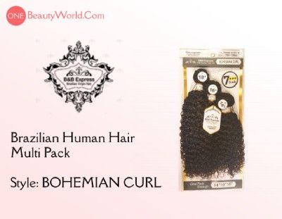 Bohemian Curl - B&B Express Hair, B&b express, bb express, virgin human hair, bb brazilian hair bundles, Bohemian Curl, Brazilian hair, virgin human hair, weaves, hair weave, hair tracks, tracks, hair bundle, one pack solution, 3 packs, lengths, onebeauty