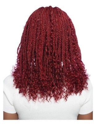 Boho Box 16 4X4 HD Braided Lace Front Wig Mane Concept