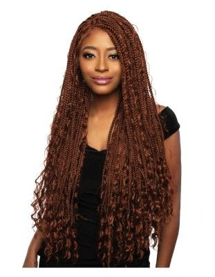 Boho Box 30 13X4 HD Braided Lace Front Wig Mane Concept