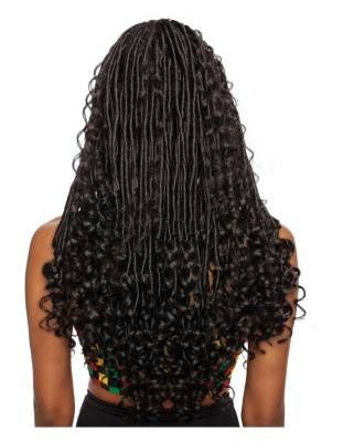 Boho Goddess Locs 24 Pre Stretched HD Braided Lace Wig Red Carpet Mane Concept