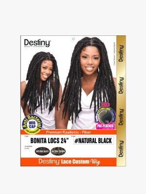 Bonita Locs 24 Inch Density Custom Lace Wig - Beauty Elements